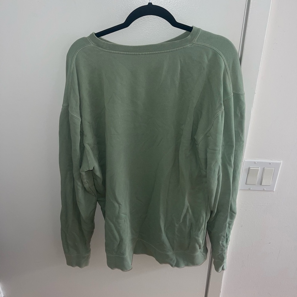 Boys Lie Green Sweatshirt with Angel Graphic - Picture 2 of 2